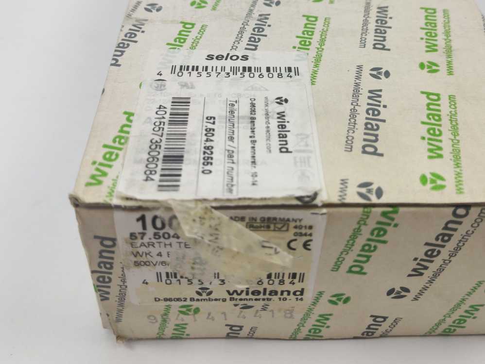 Wieland 57.504.9255.0 WK 4E SL/U /V0 100 Pcs.