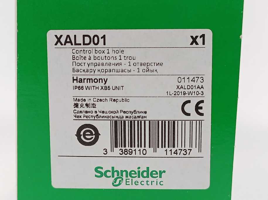 Schneider Electric XALD01 Control box 1 hole