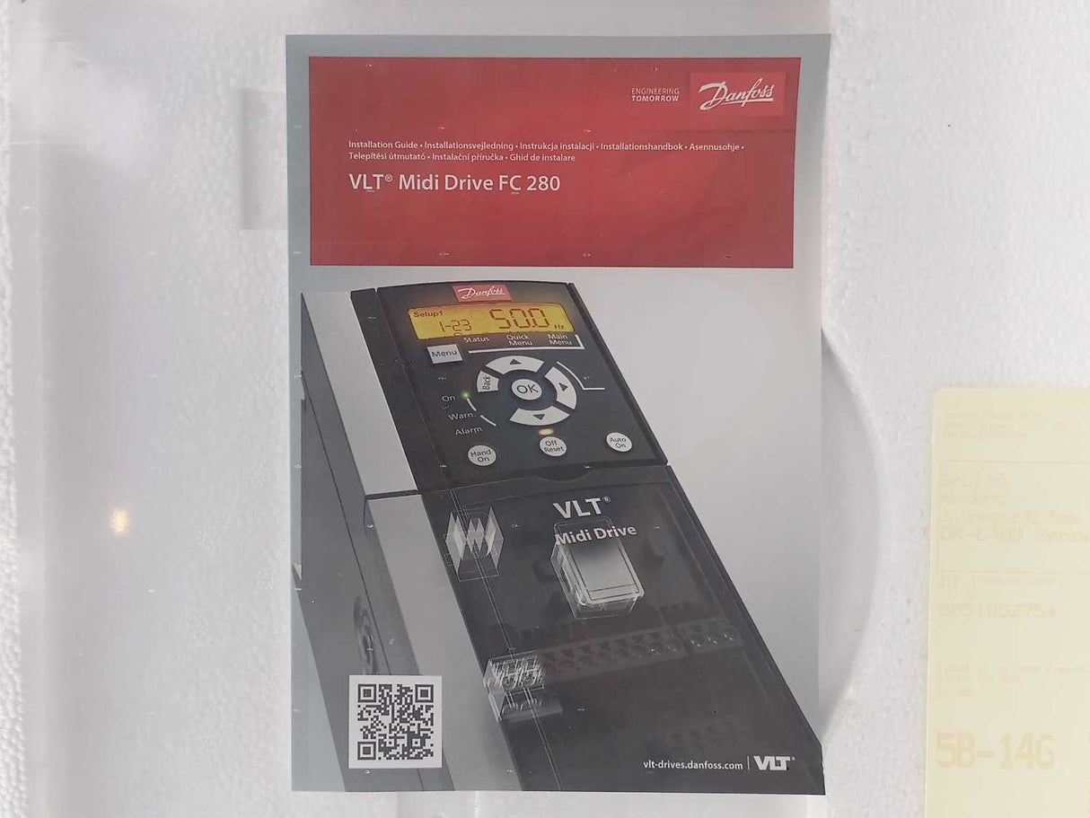 Danfoss 134X0705 VLT Midi Drive FC-280 FC-280P11KT4E20H 11 kW