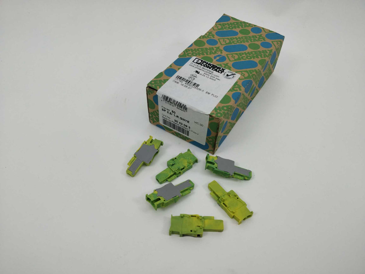 Phoenix Contact 3043093 SP 2,5/ 1-R GNYE 38 Pcs.