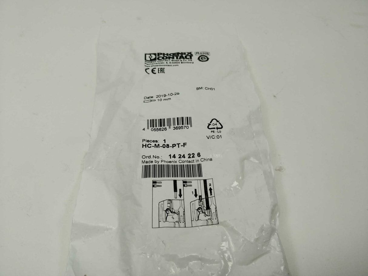Phoenix Contact HC-M-08-PT-F 1424226 HC-M-08-PT-F - Contact insert module 5 Pcs.