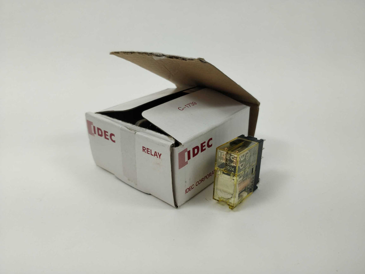 Idec RJ2S-CLD-D24 Relay Plug-In DPDT 8A 24VDC 6 Pcs.