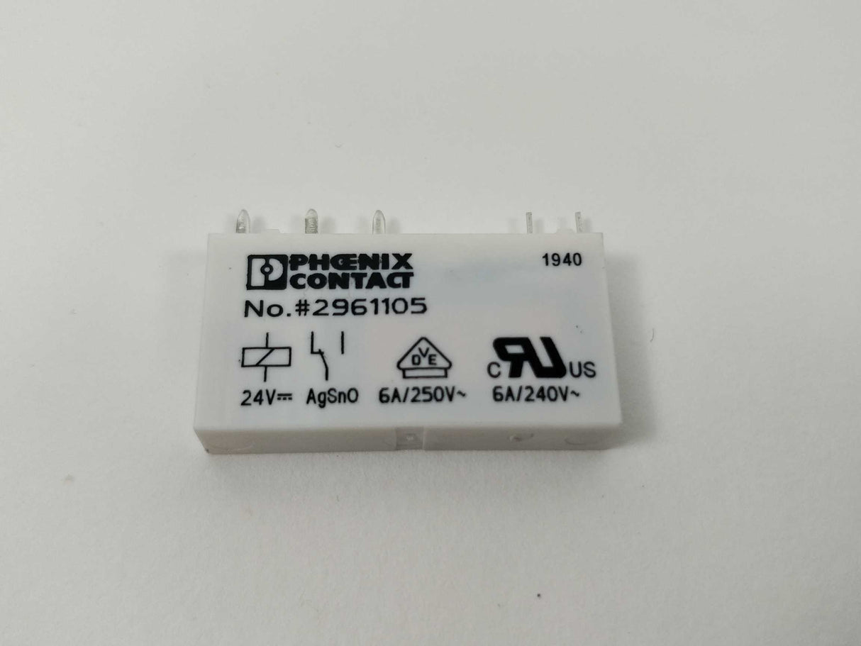 Phoenix Contact 2961105 REL-MR- 24DC/21 - Single relay 6 Pcs.