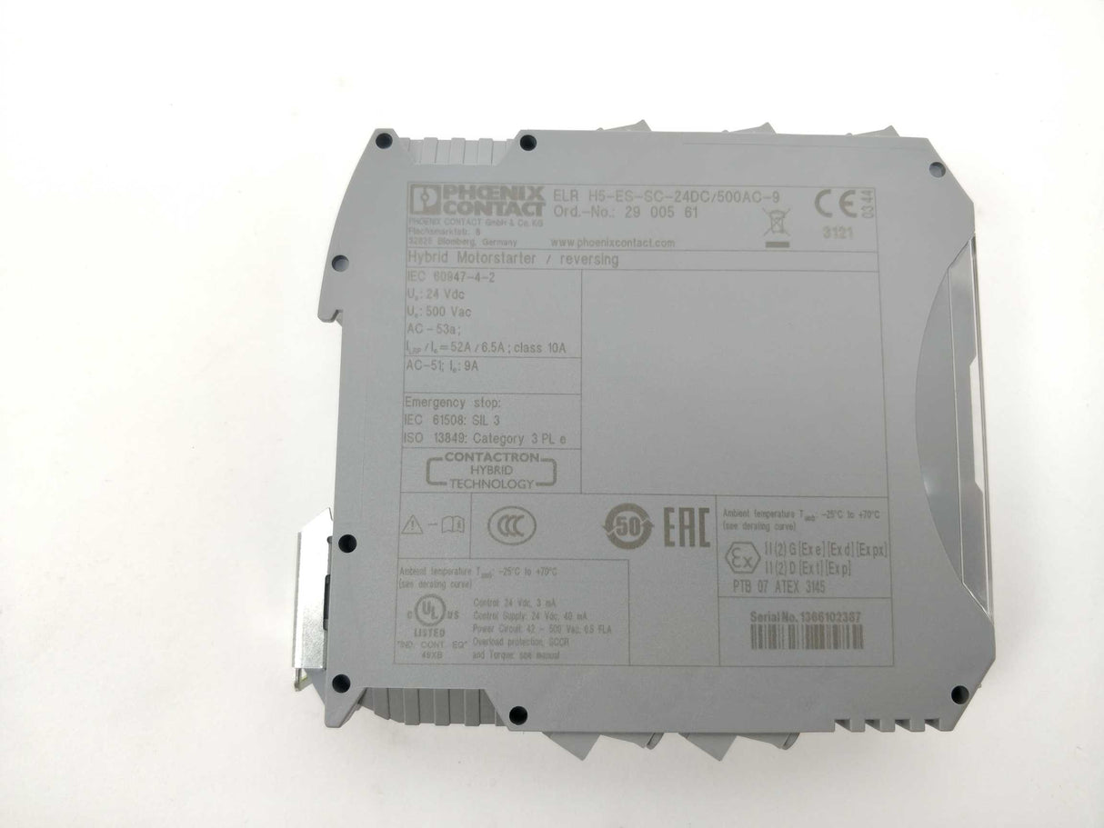 Phoenix Contact 2900561 ELR H5-ES-SC-24DC/500AC-9 Hybrid