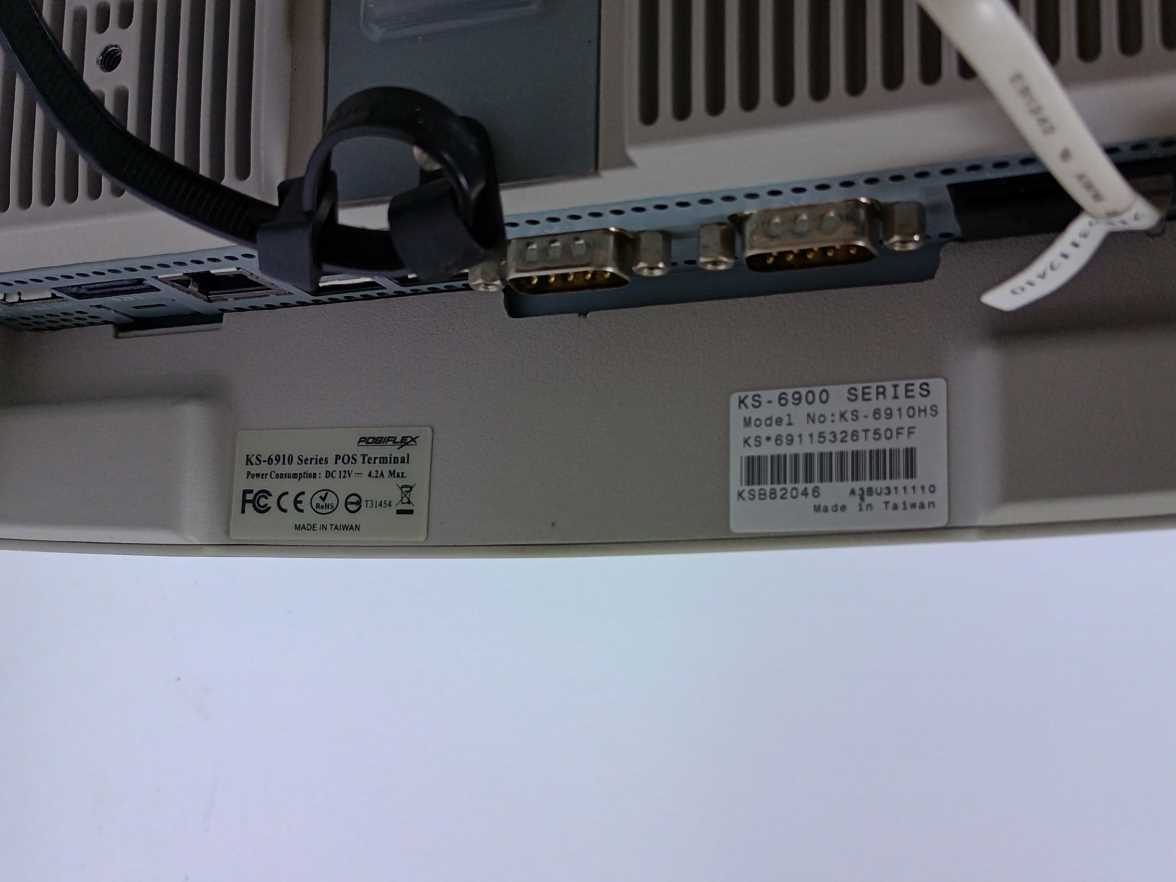 POSIFLEX KS-6910HS Fan free POS terminal KS-6900 KS-6910