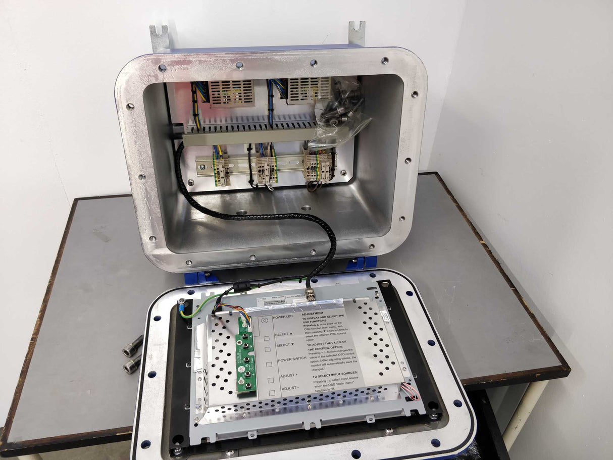 Extronics iVID100 EJB-4 3020, CESI 01 ATEX 027, Explosion proof video monitor