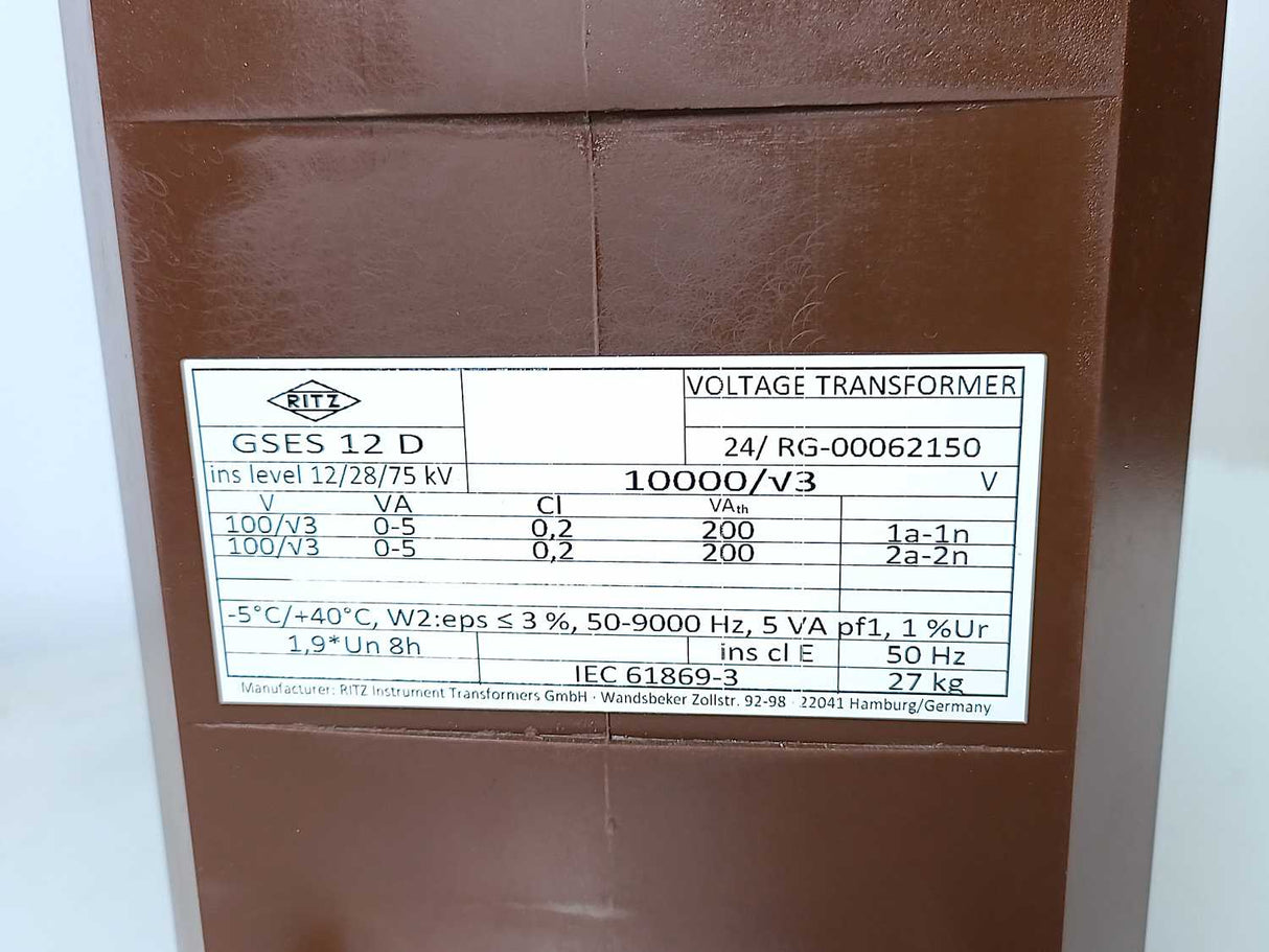 Ritz GSES 12 D Voltage Transformers, 24V