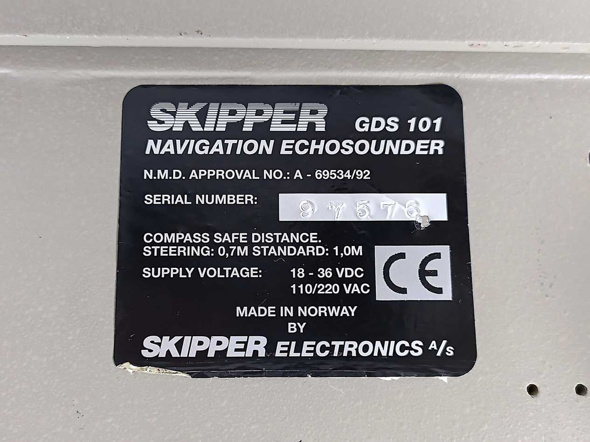 Skipper GDS101 EN101C-SA Navigation Echo Sounder System
