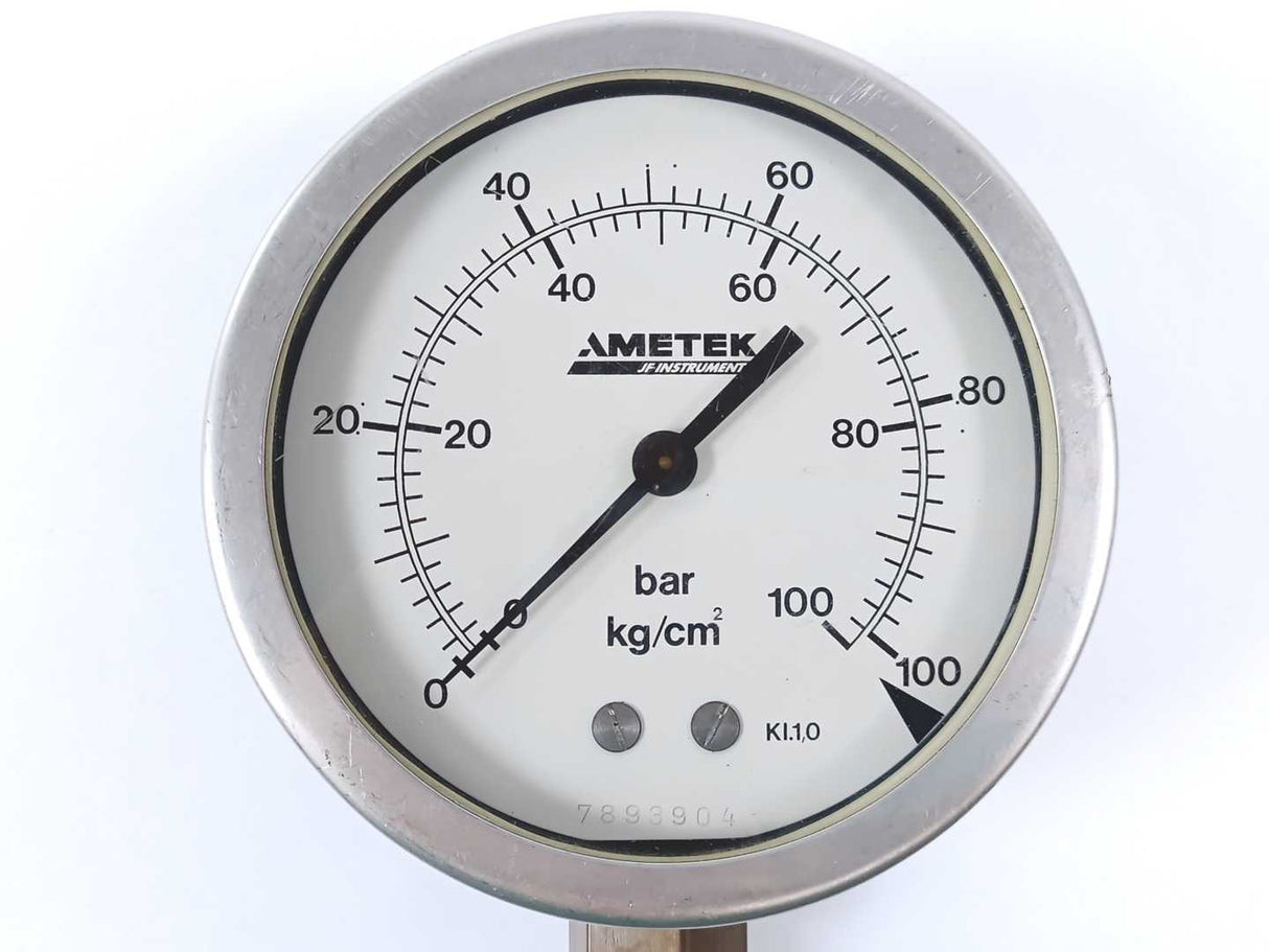 Ametek 102172 Pressure Gauge 0-100 bar / kg/cm²