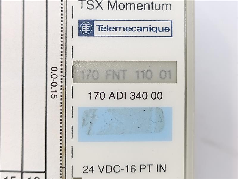 Schneider Electric 170ADI34000 TSX Momentum I/O Base, 24VDC-16PT OUT 0.5A