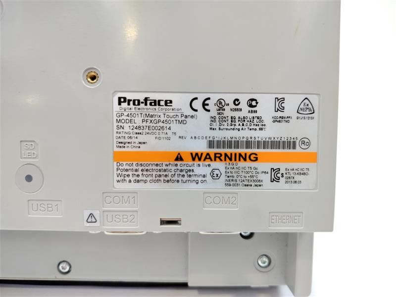 Pro-Face PFXGP4501TMD GP-4501T Matriz Touch Panel