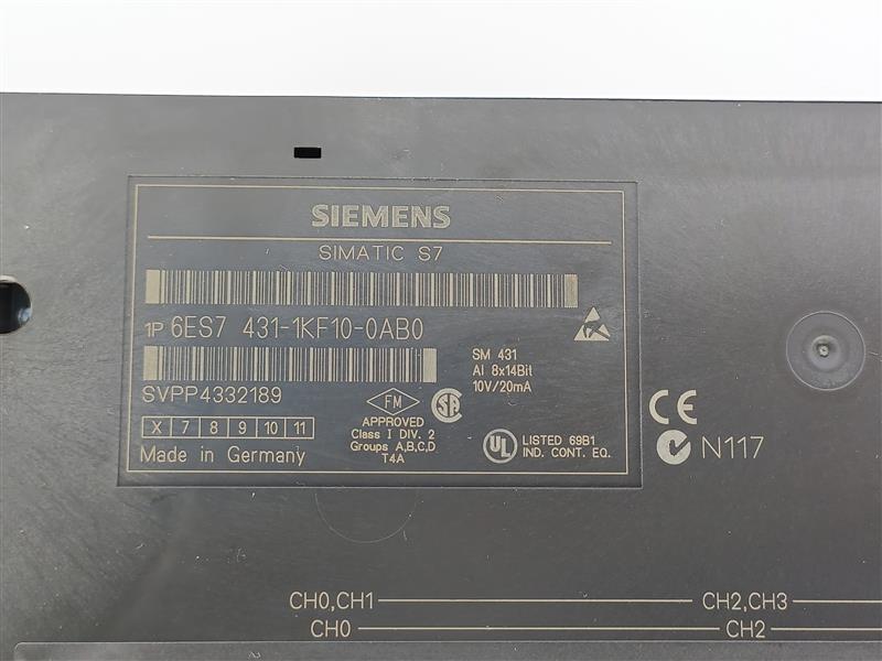 Siemens 6ES7431-1KF10-0AB0 Analog Input SM 431
