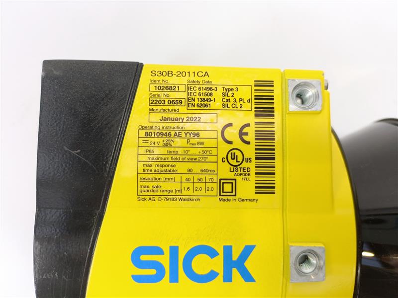 SICK 1026821 S30B-2011CA Safety Laser Scanner