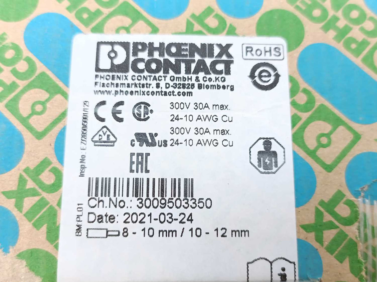 Phoenix Contact 1047491 PTFIX 4/6X1,5-NS15A BU Distribution block 30 Pcs.