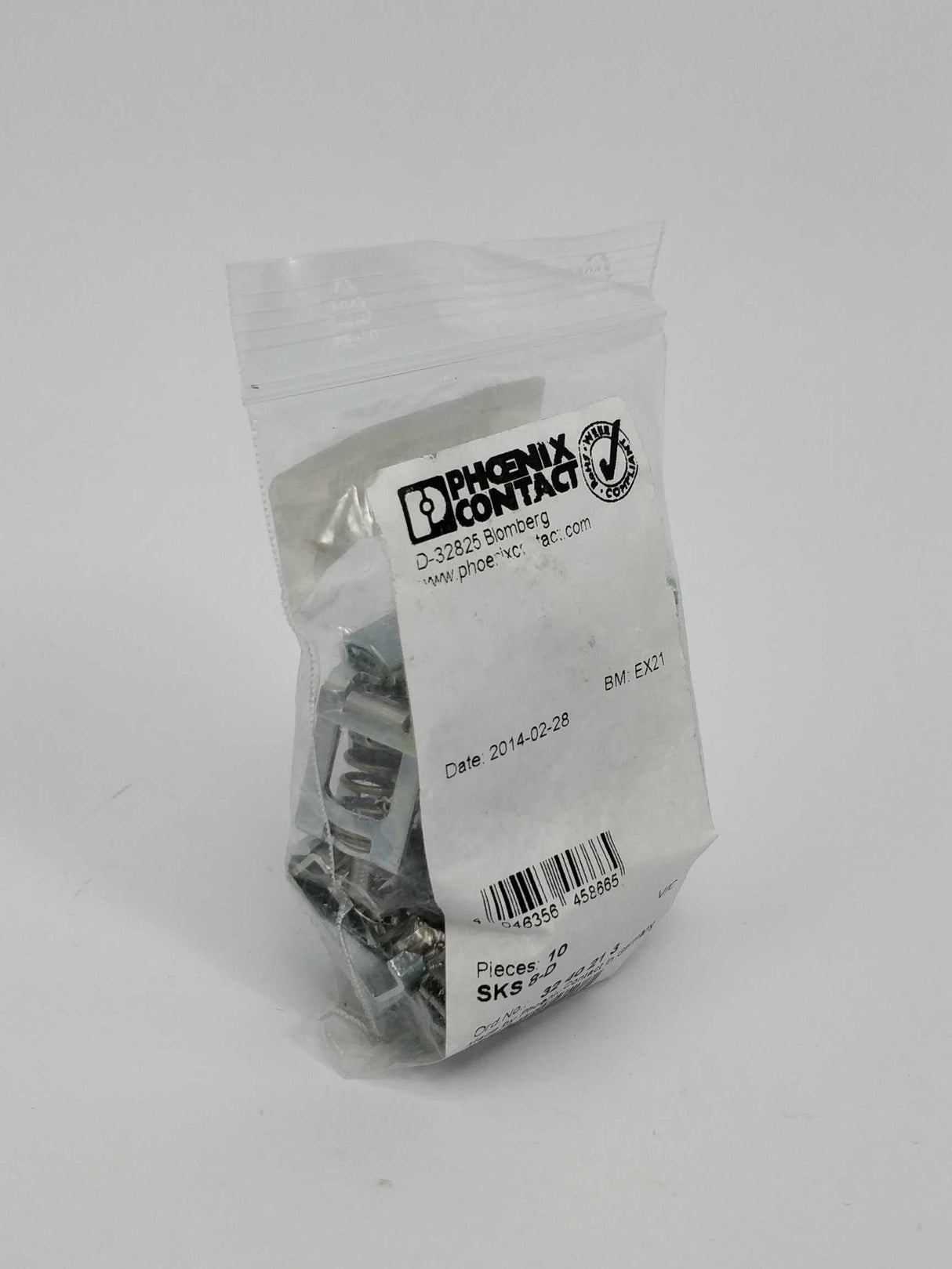 Phoenix Contact 3240213 SKS 8-D shield connection clamps 10Pcs