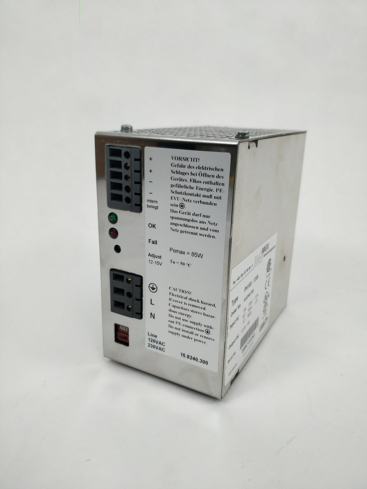 Mgv PH100-1306 Power supply 13.8VDC 6A