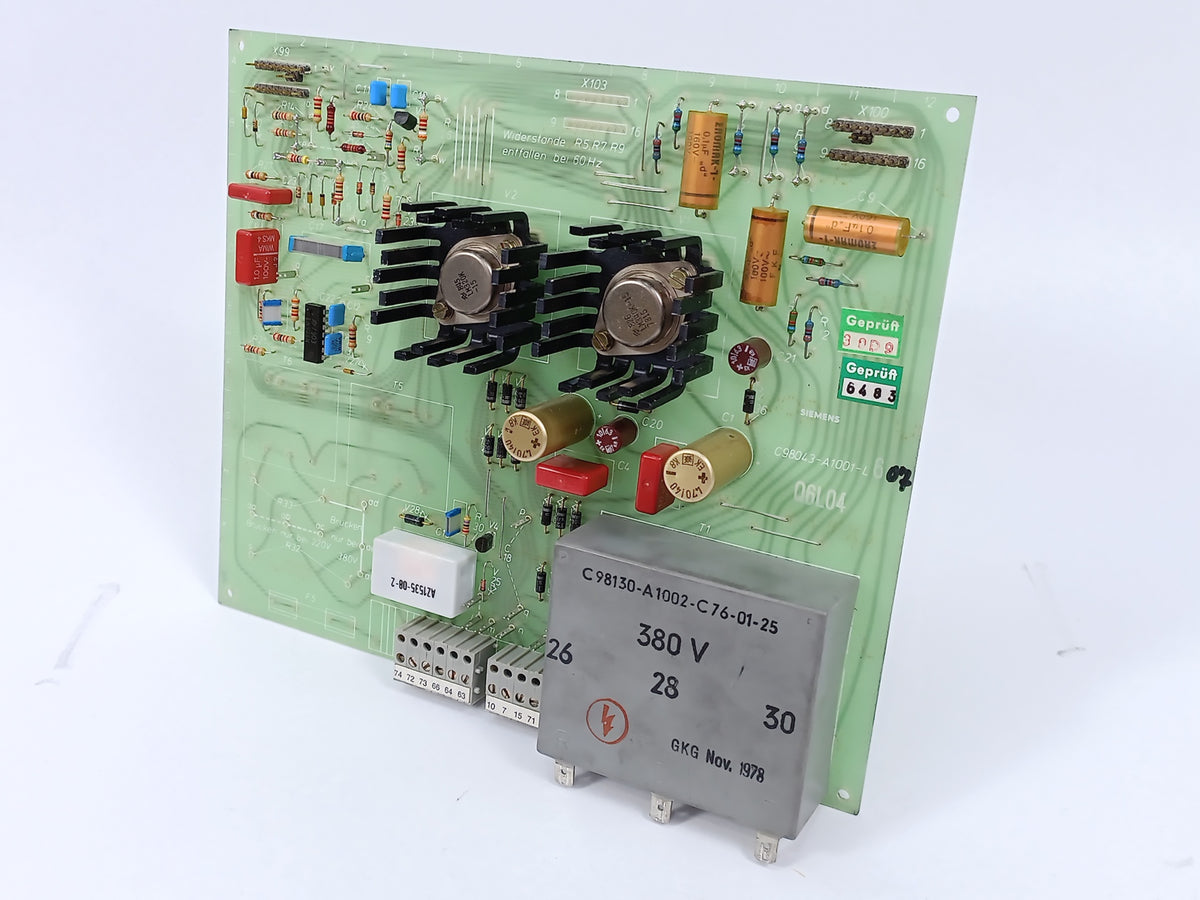 Siemens C98043-A1001-L6-07 Sermodrive 60Hz