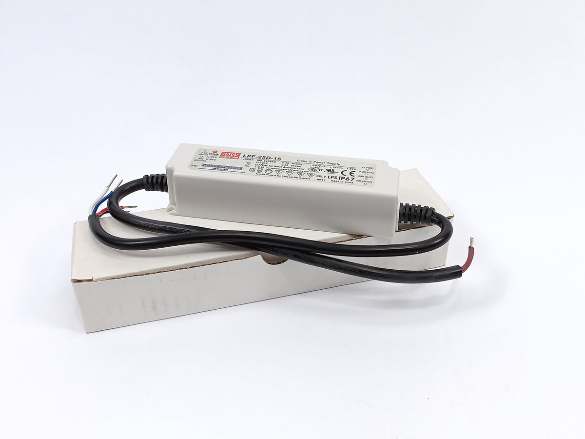 Mean Well LPF-25D-15 LED Power Supplies 25W 15V 1.67A