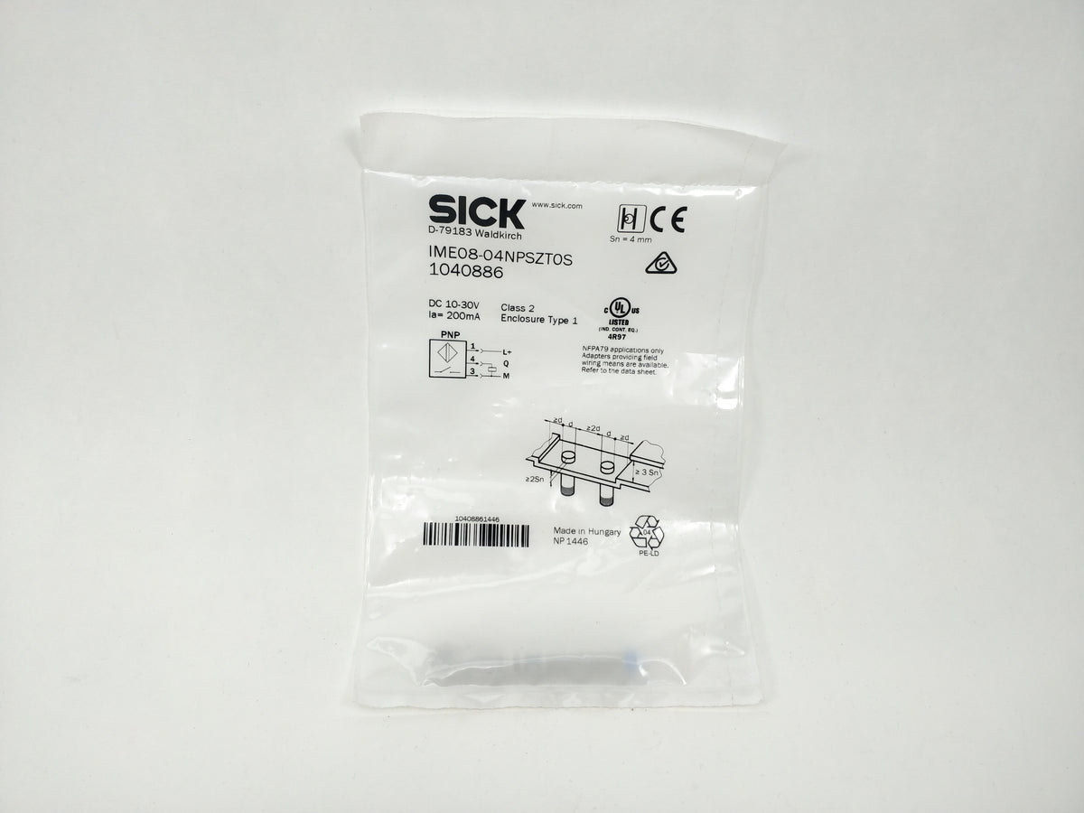 Sick 1040886 IME08-04NPSZT0S inductive proximity sensor