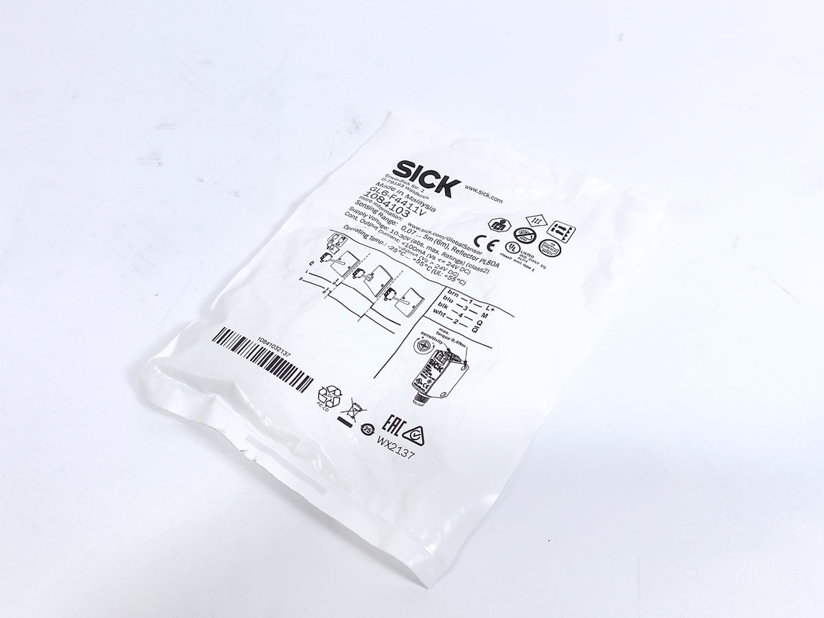 Sick 1084103 GL6-F4411V Photoelectric Retro-Reflective Sensor