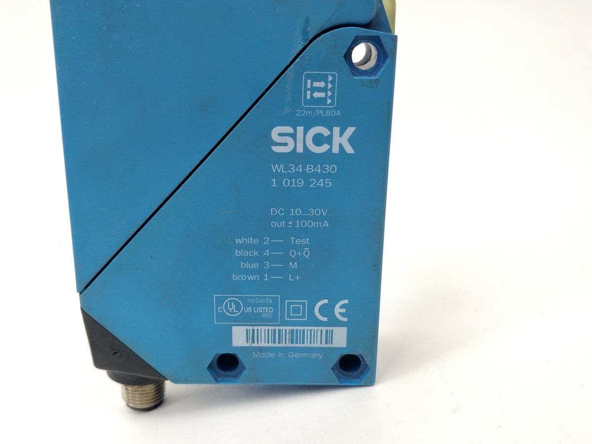 Sick 1019245 WL34-B430 Compact photoelectric sensor