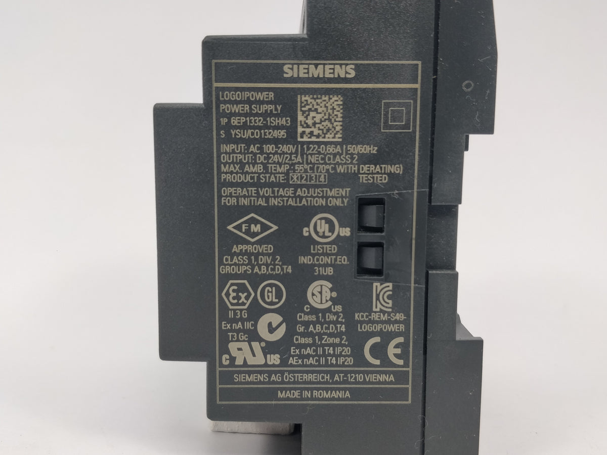 Siemens 6EP1332-1SH43 Logo!Power Power Supply