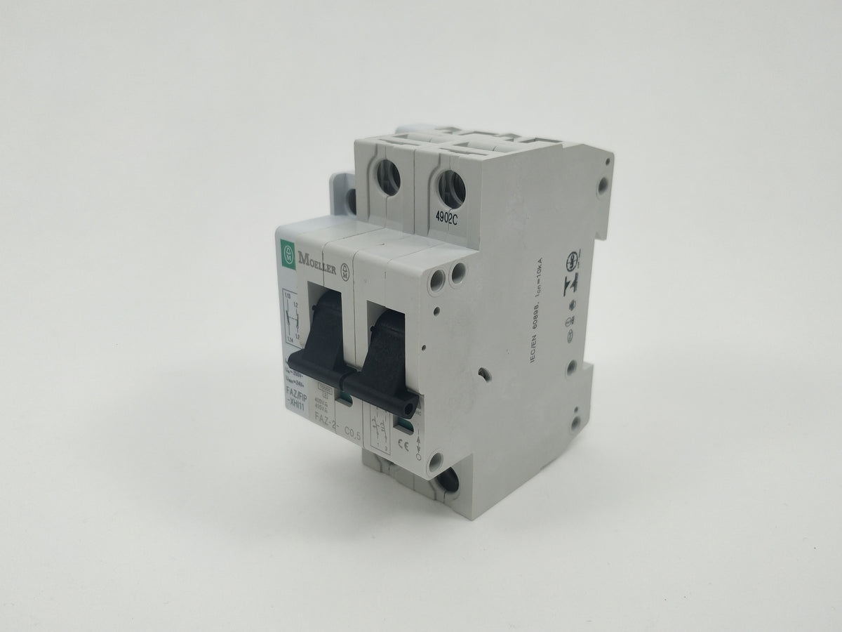 Moeller FAZ-2-C0,5 with FAZ/FIP-XHI11 circuit breaker