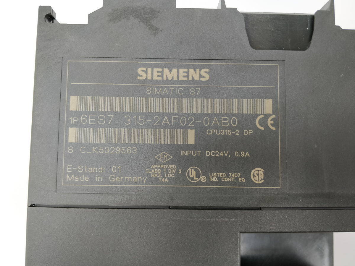 Siemens 6ES7315-2AF02-0AB0 SIMATIC S7