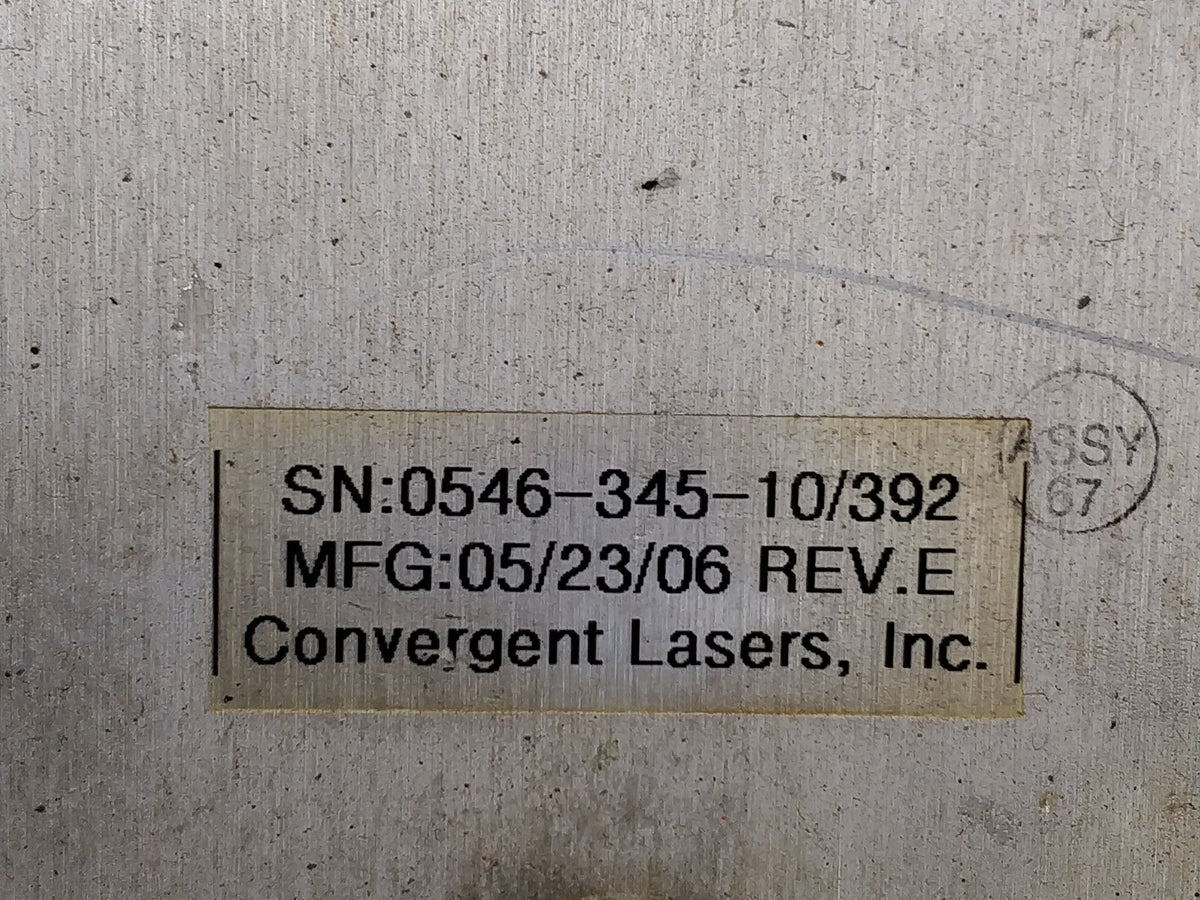 Convergent Laser 0546-144-50 Power Supply