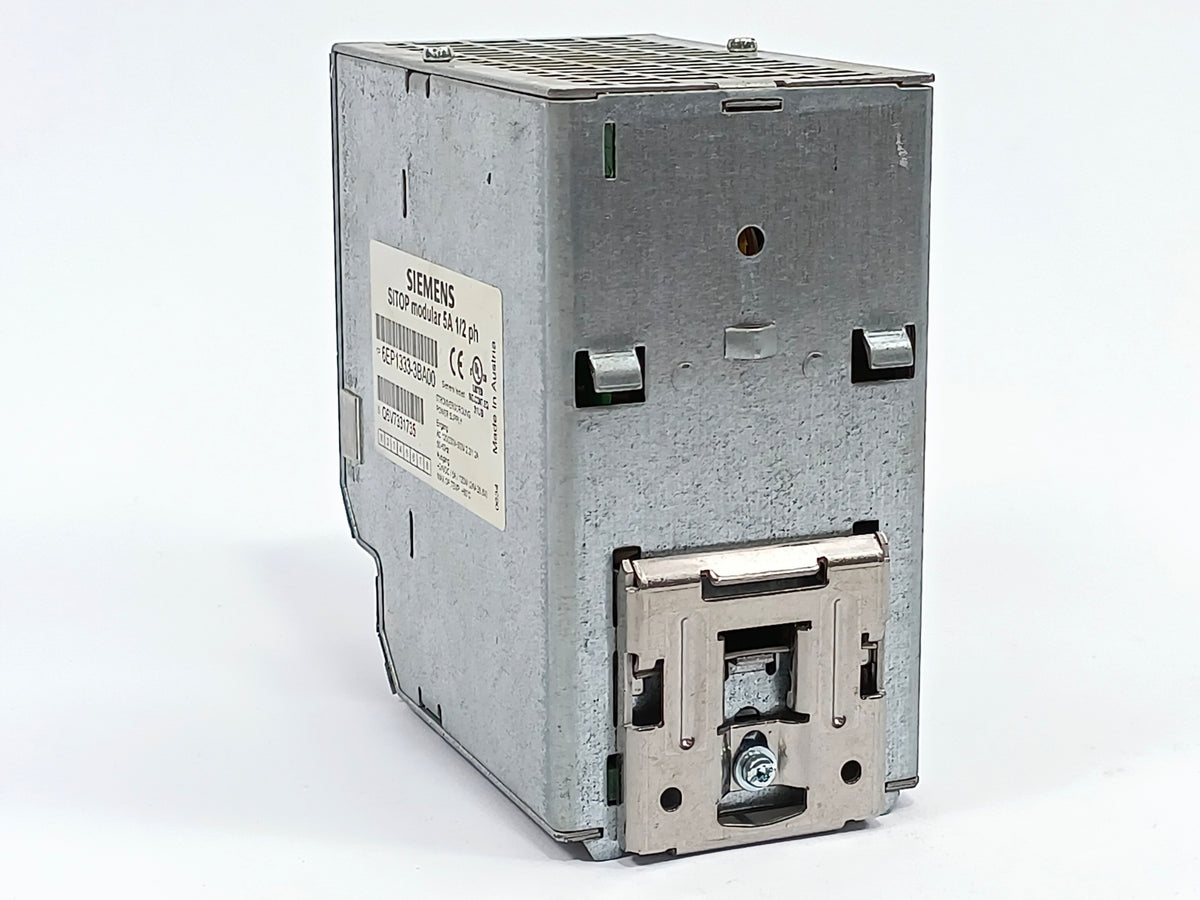 Siemens 6EP1333-3BA00 SITOP modular 5A 1/2 ph E01 out: 24V 5A