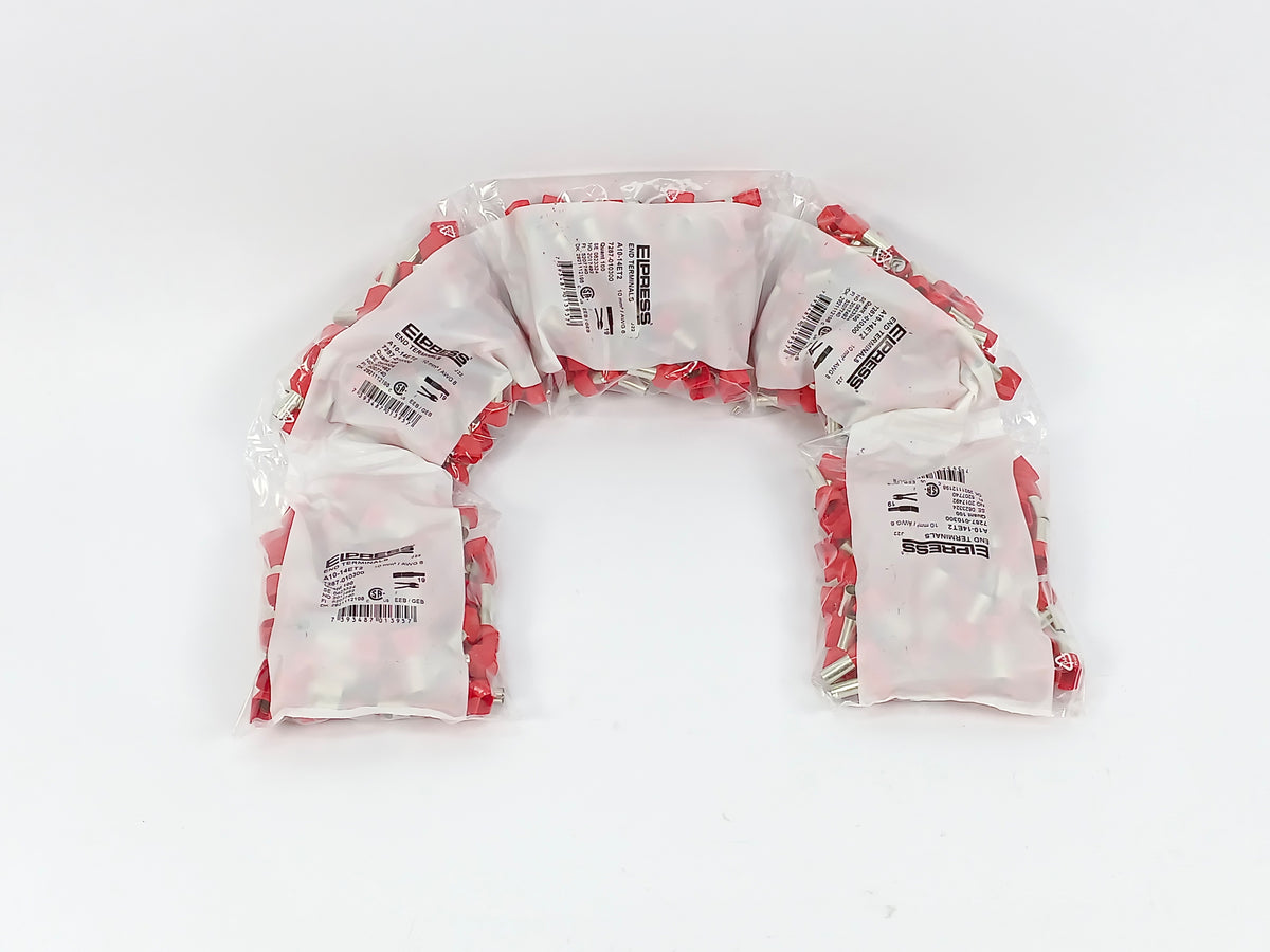 Elpress 7287-010300 A10-14ET2 TWIN Terminal Tube 500 Pcs. Batch