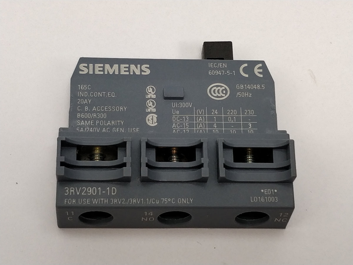Siemens 3RV2901-1D Auxiliary switch