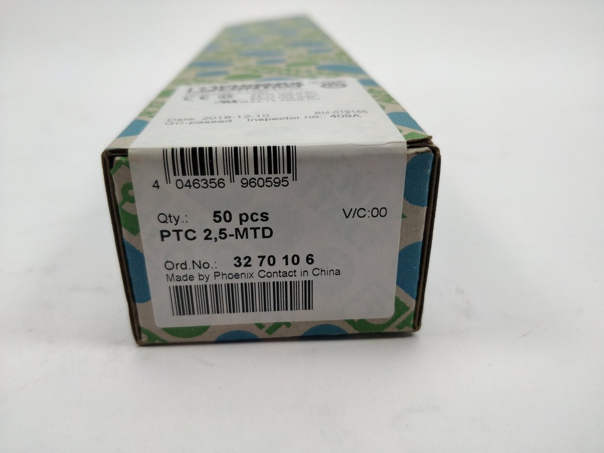 Phoenix Contact 3270106 PTC 2,5-MTD 50 Pcs.