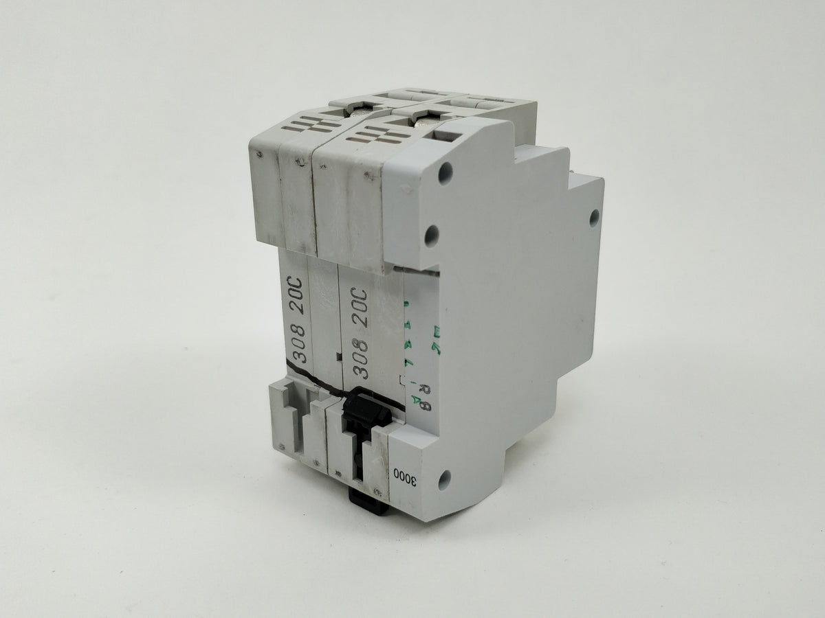 Moeller FAZ-2-C20 with FAZ/FIP-XHI11 Miniature Circuit Breaker