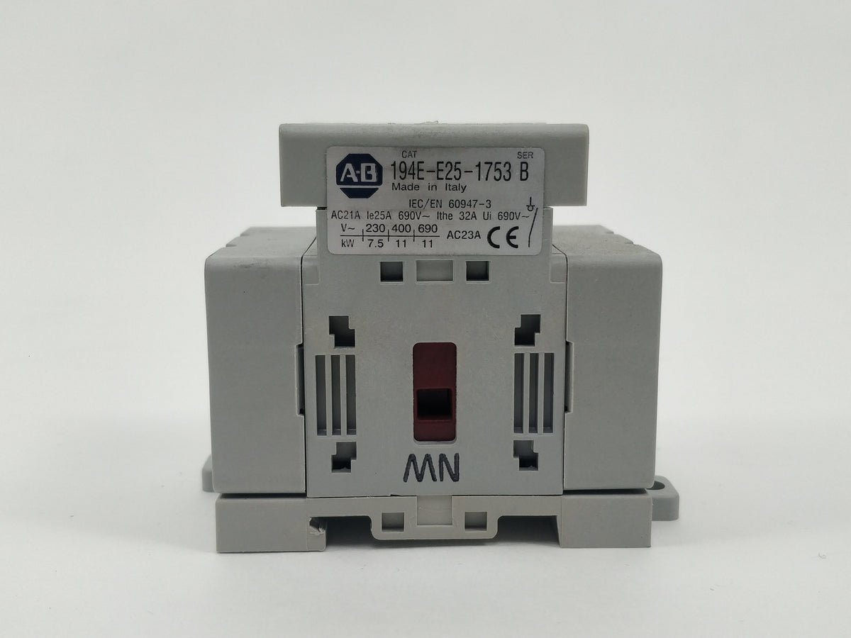 Ab 194E-E25-1753-6N SER B Main/Emergency switch