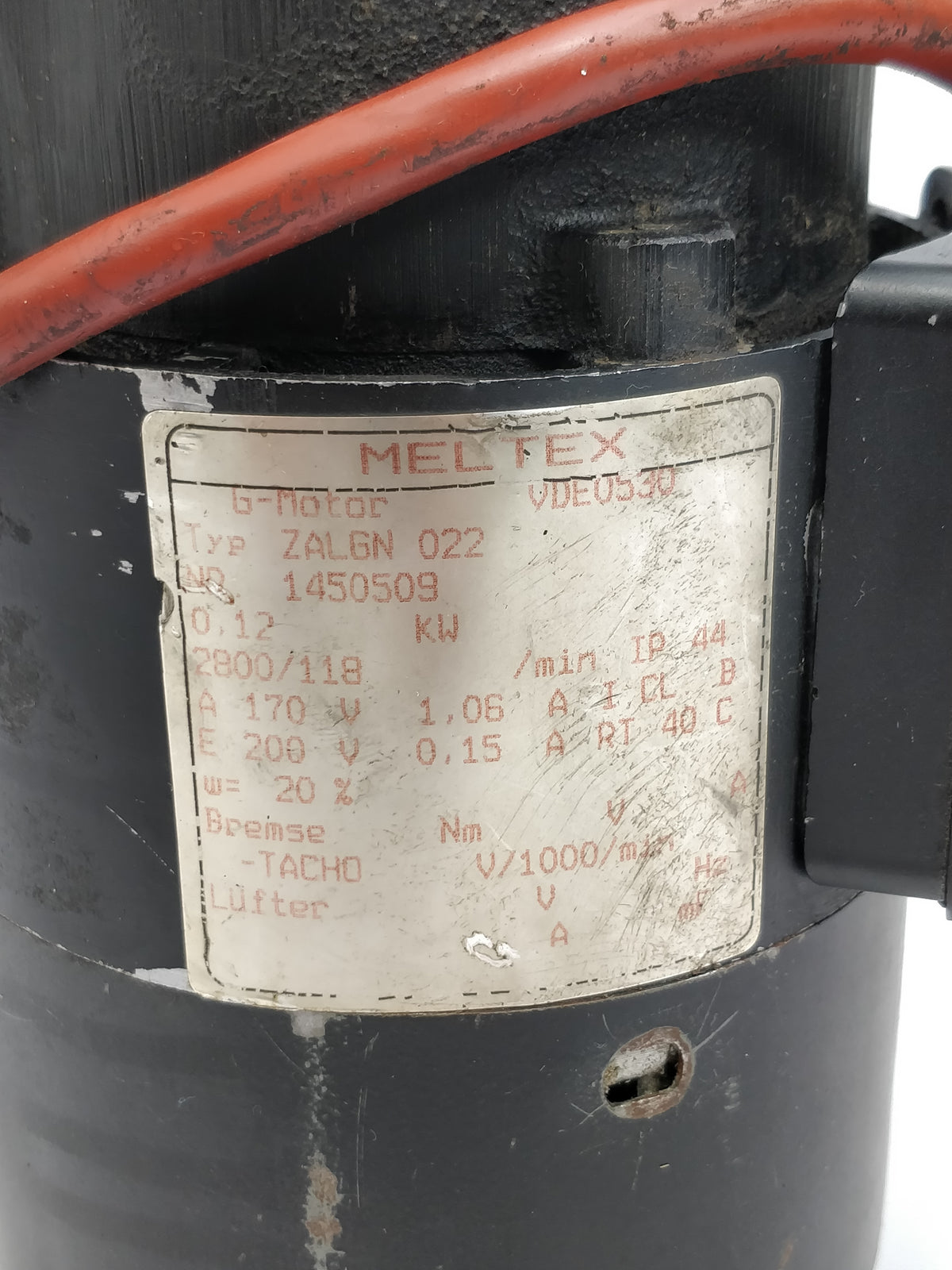 Meltex ZALGN 022 Motor (203587519528)