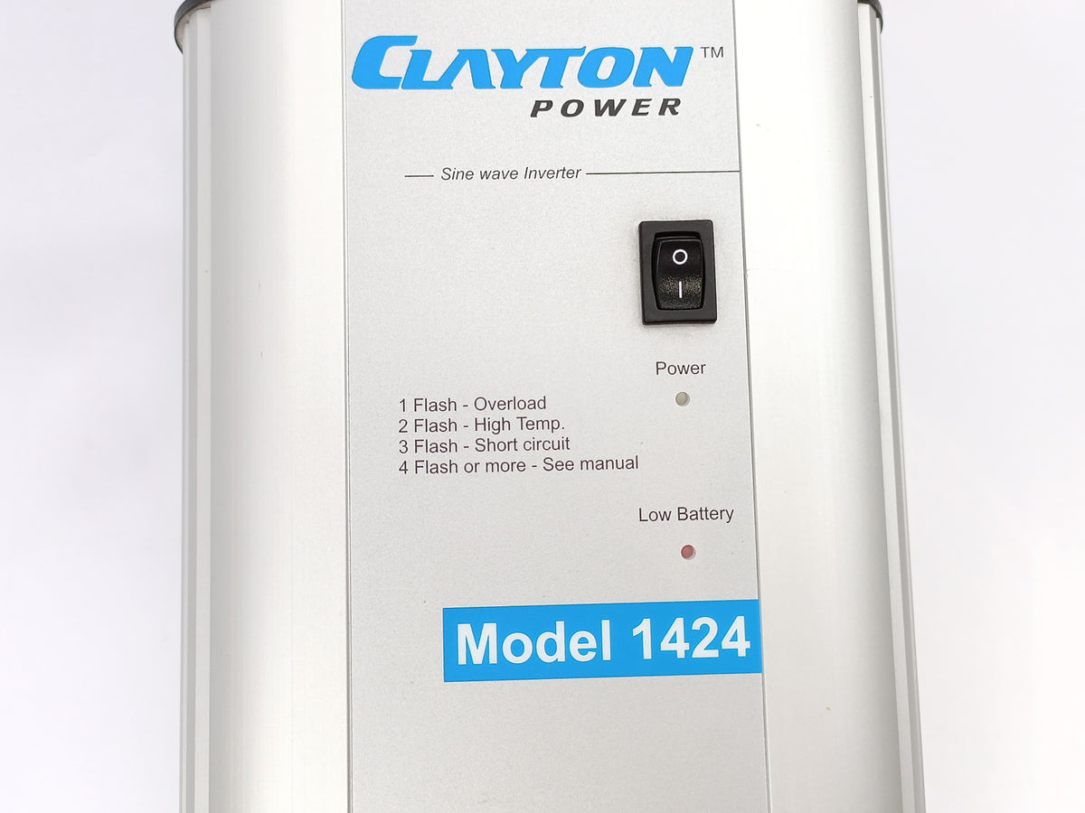CLAYTON POWER 1424 Sine Wave Inverter 1400W for parts
