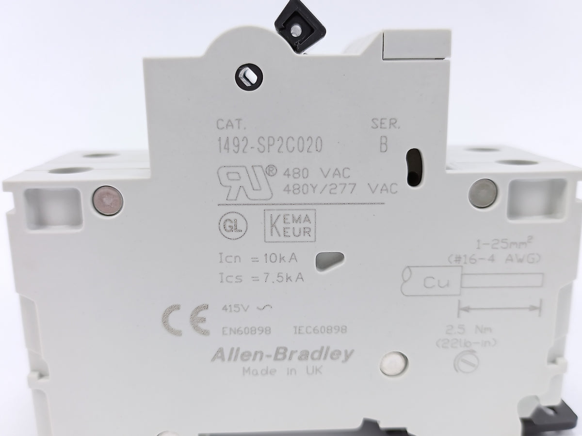Ab 1492-SP2C020 SER. B Miniature Circuit Breaker