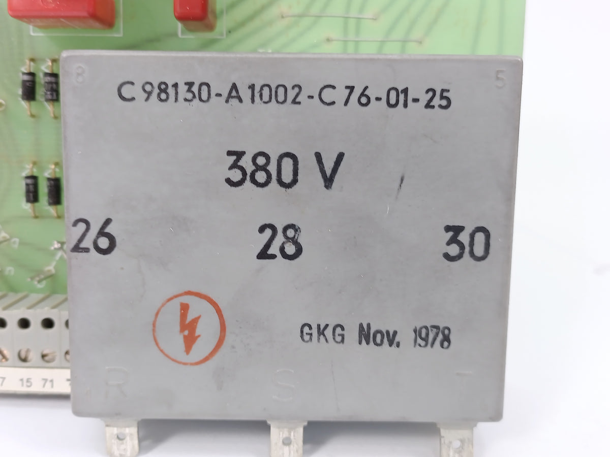 Siemens C98043-A1001-L6-07 Sermodrive 60Hz