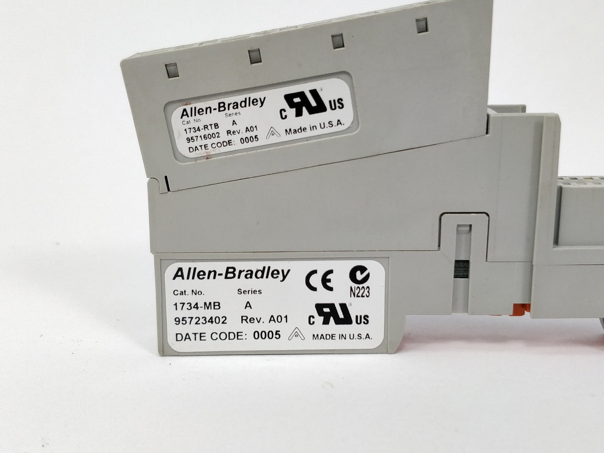 Ab 1734-MB ser. A Rev.A01 with 1734-RTB ser. A Rev.A01