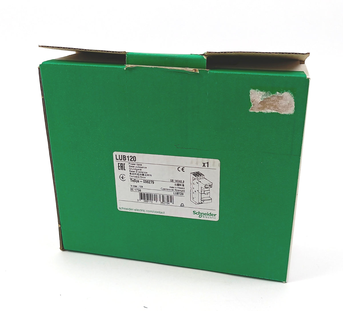 Schneider LUB120 Power Base TeSys