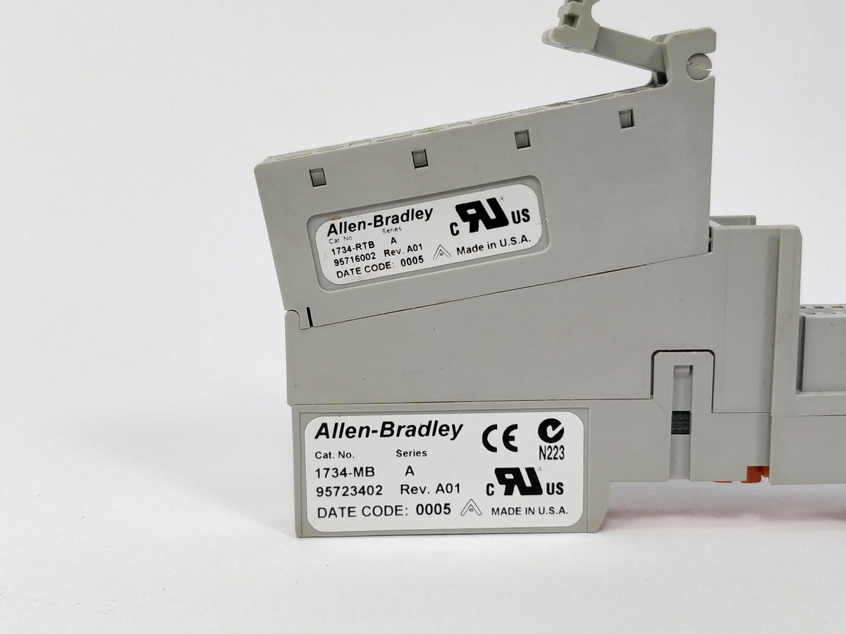Ab 1734-MB ser. A Rev.A01 with 1734-RTB ser. A Rev.A01