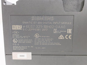 Siemens 6ES7 321-1BH02-0AA0 Digital Input Module SINATIC S7-300