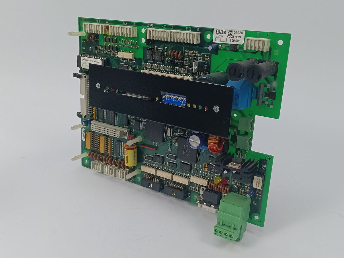 WashTec 206 633 CPU K202 Controller Board + 3V 4MB WashTec Card