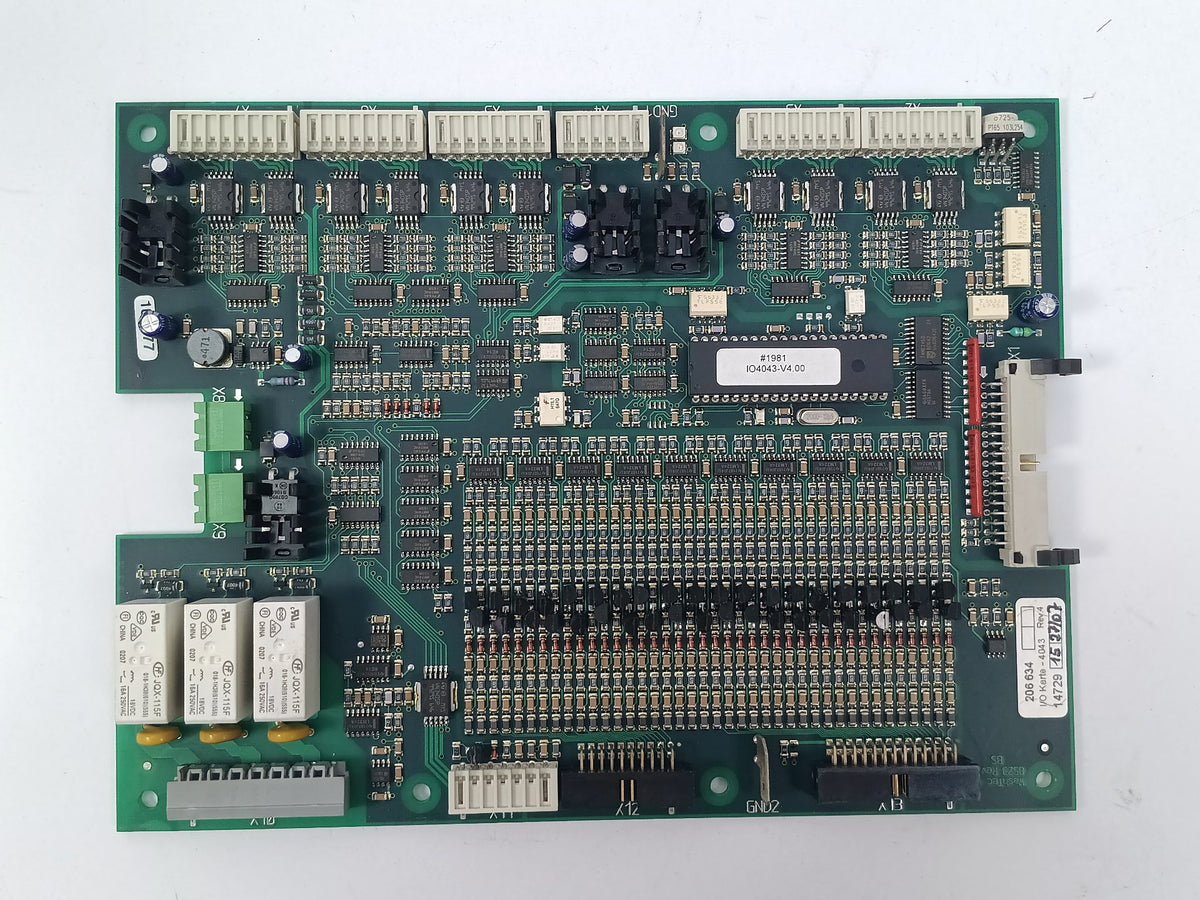 WashTec 206634 PLPT I/O 4043 Main Input/Output Board