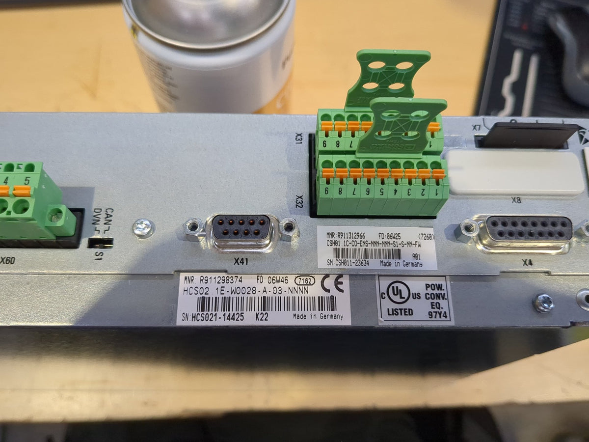 Bosch Rexroth R911305034 Indradrive HCS02 w/ R911298374, R911312966, R911296958