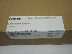 Lenze E70ACMSE0054SA2ETR i700 Double-Inverter 565/675V