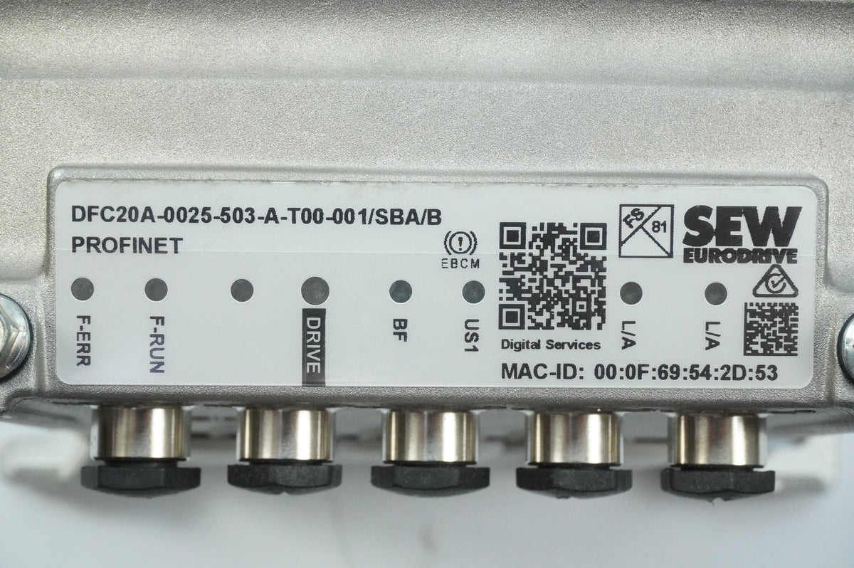 SEW Eurodrive MMF31S00-D11-5D3-SFDI0-C/BW1/DFC20A-0025 Frequency Inverter Unit