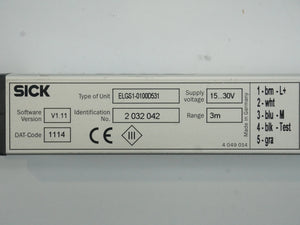 Sick 2 032 042 ELGS1-0100D531 Safety Light Curtain
