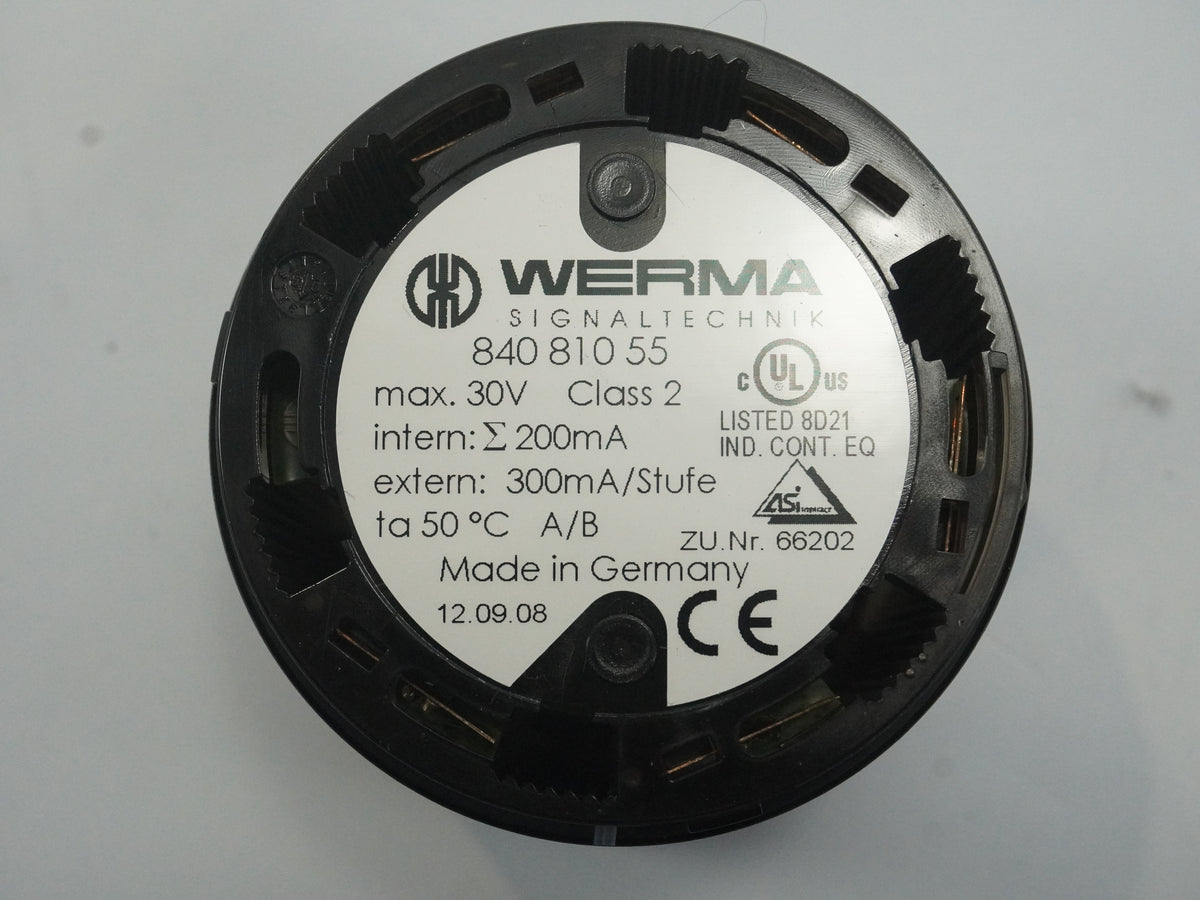 WERMA Signaltechnik 840 085 00 Signal Tower Element / Indicator Unit 840 085 00